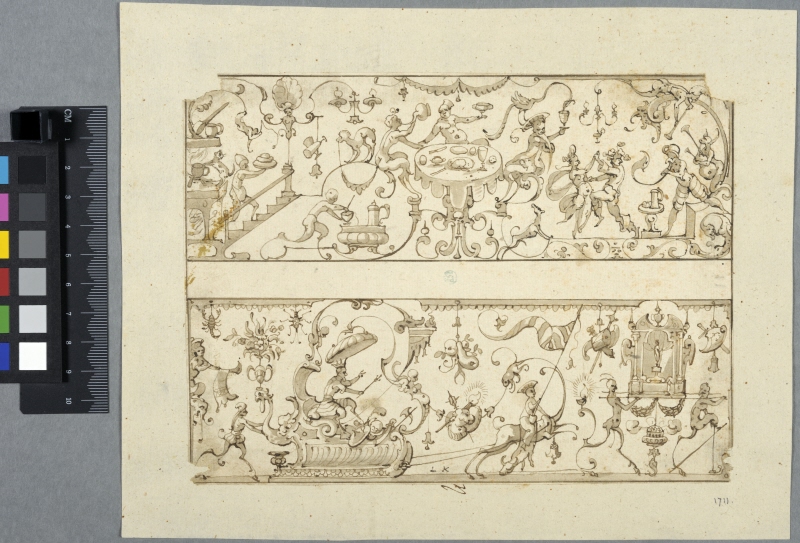 Design for Two Grotesque Friezes