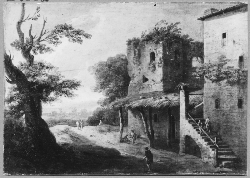 Landscape with Old Buildings