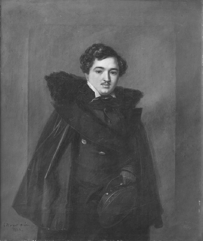 Johan Adam Cronstedt, 1811-1863, greve, fänrik, tecknare, gift med Sofia Skrebitskij