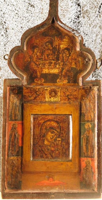 The Mother of God of Kazan surrounded by Saints