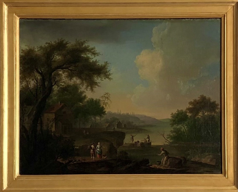 Landscape with Fisherman