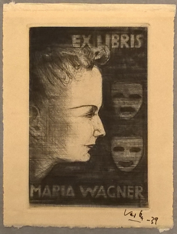 Exlibris för Maria Wagner
