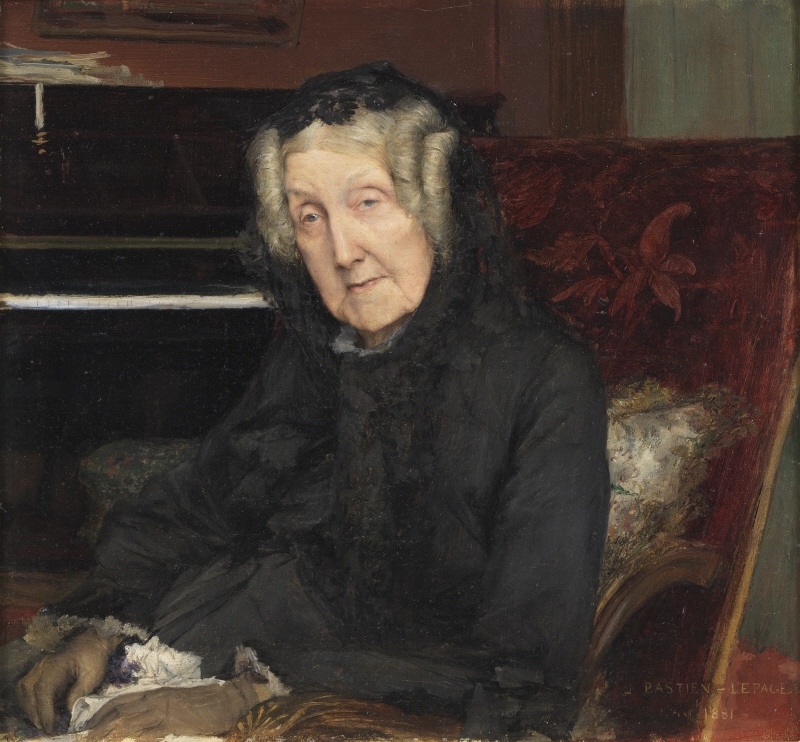 Porträtt av Madame Waskiewicz