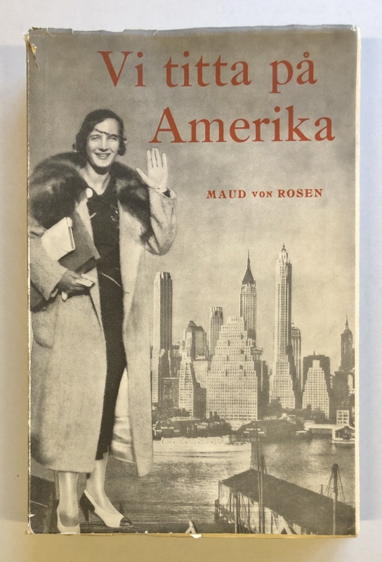Bok. Maud von Rosen: Vi titta på Amerika. Svensk Bokkonst 1933 nr 21