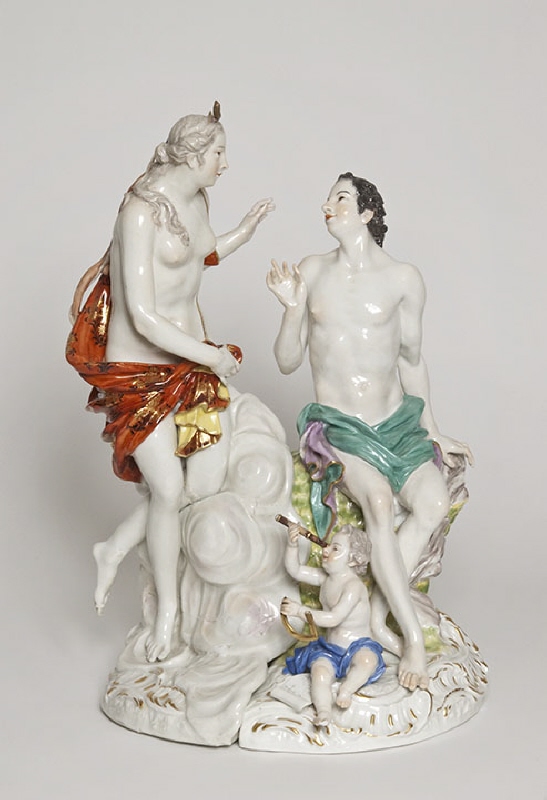 Figurin, "Endymion", del av figuringrupp "Diana och Endymion"