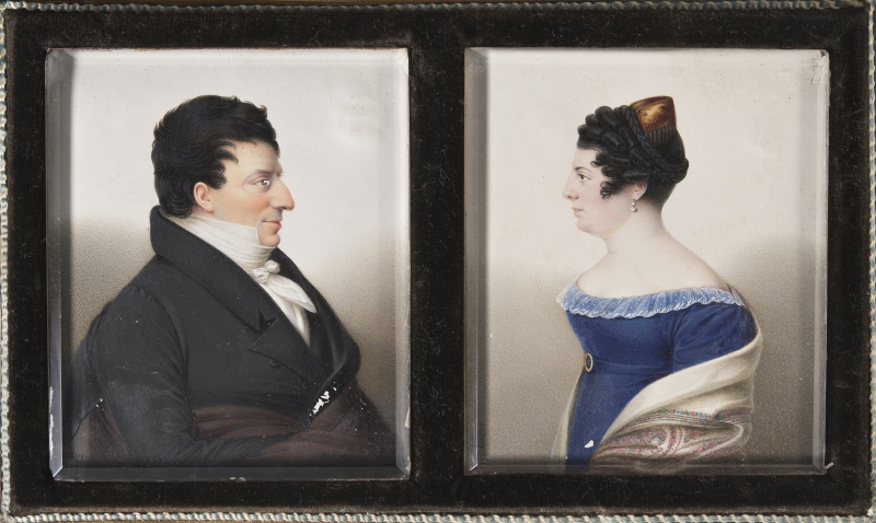 Michael Benedicks (1768-1845), married to 1. Fanny Isak (1775-1802), 2. Henriette von Halle (1786-1855)