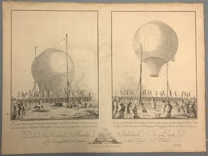Le Fleselle (Första experiment med en ballong)