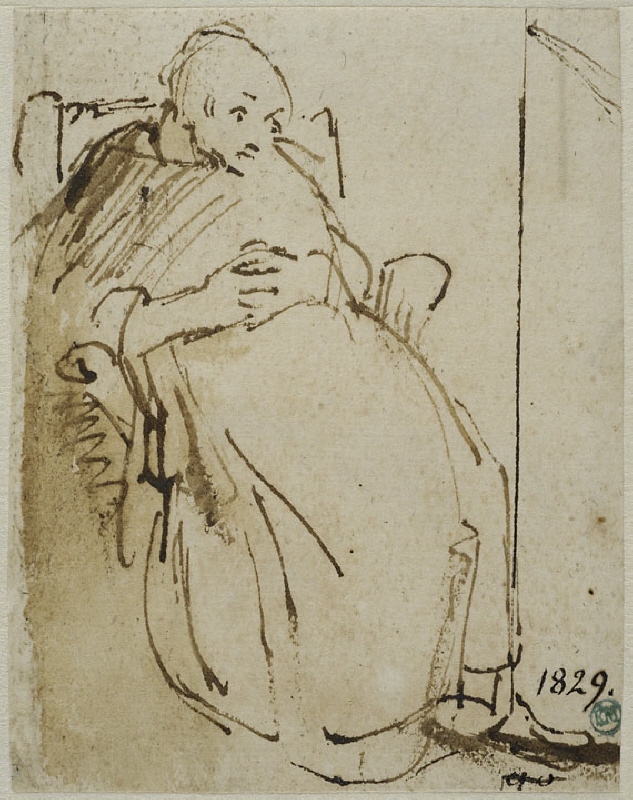 Old Woman with Clasped Hands