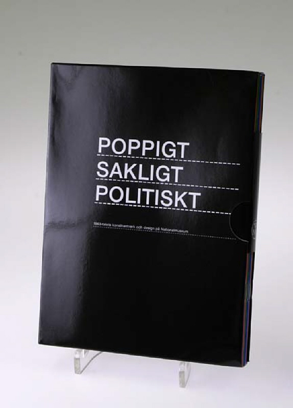Bok "Poppigt, sakligt, politiskt: 1960-talets konsthantverk och design på Nationalmuseum"