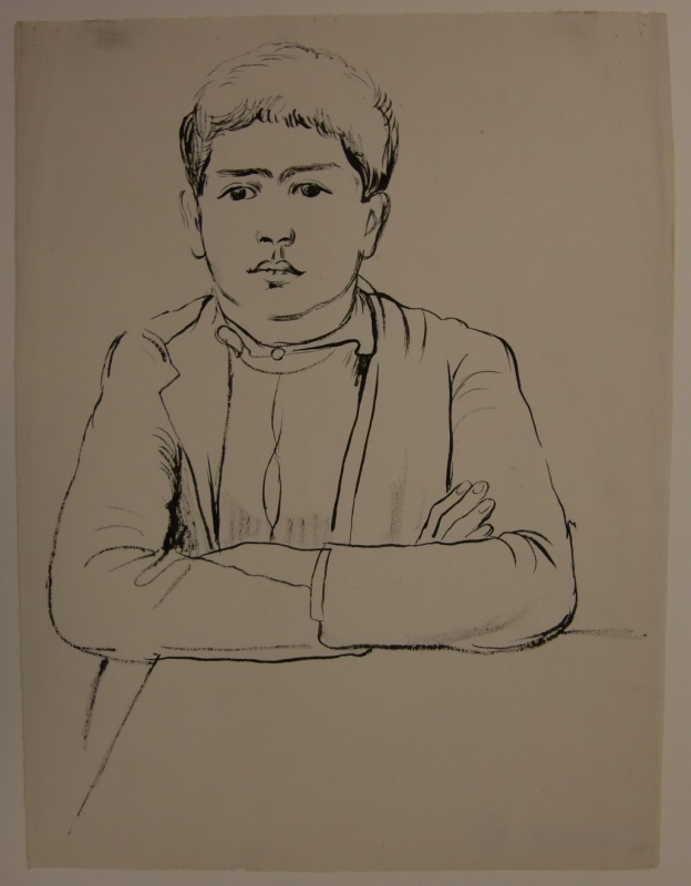 Porträtt av en ung pojke