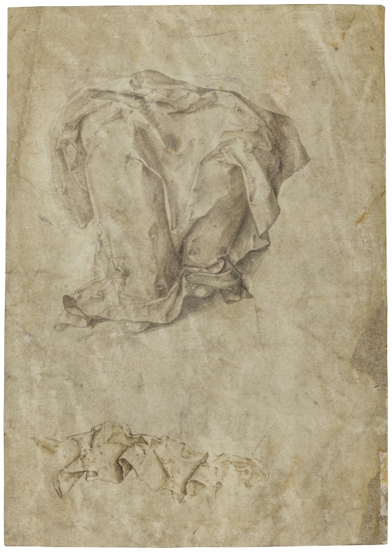 Drapery study for the madonna