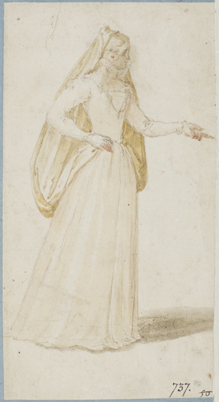 Woman Standing, Profile Right