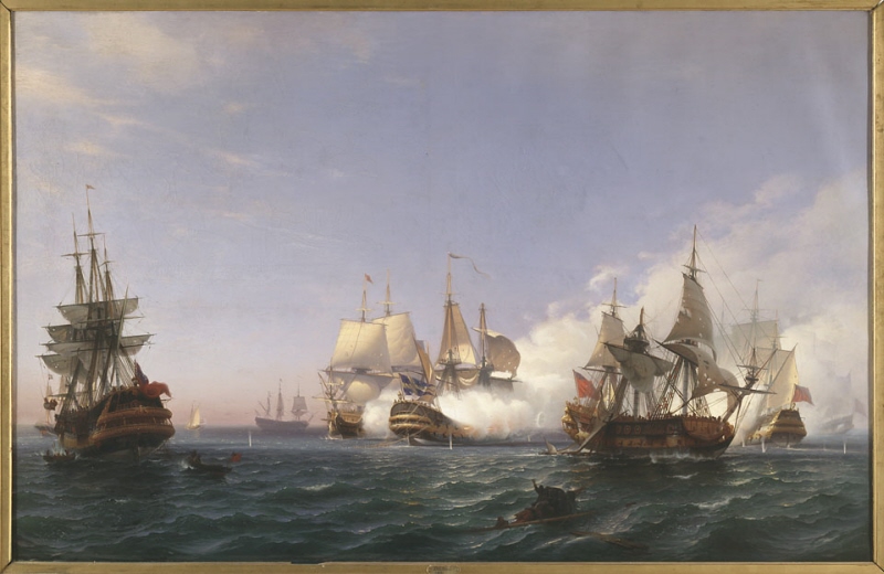 The "Öland" Fighting with English Men-of-War in 1704
