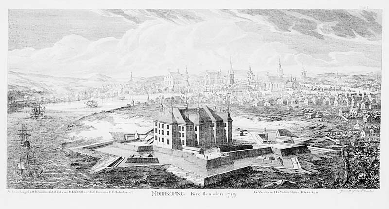 Norrköping. Före branden år 1719