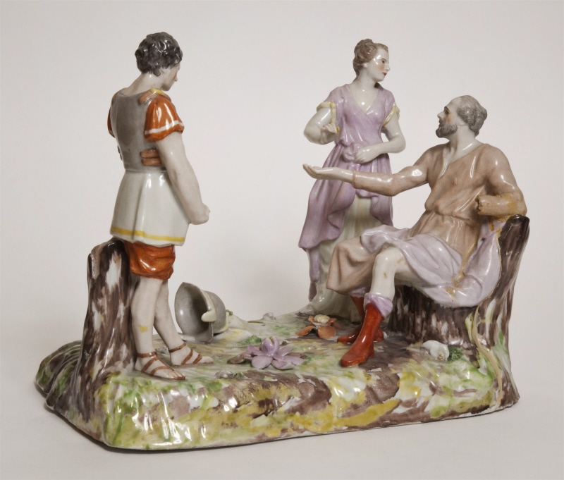 Figuringrupp, Belisarius tar emot allmosor från en soldat