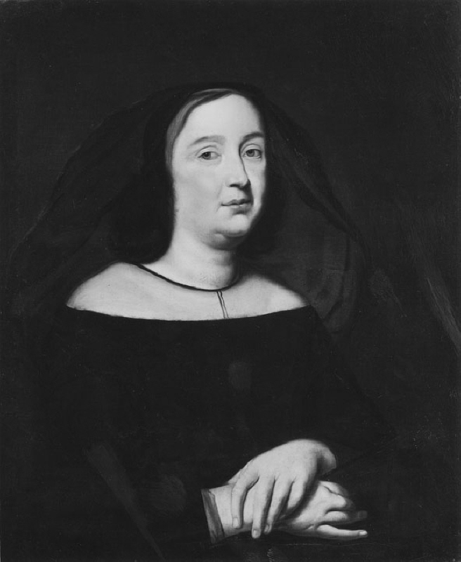 Sorgklädd dam, kallad Donna Olimpia Pamphilj (1594-1657)