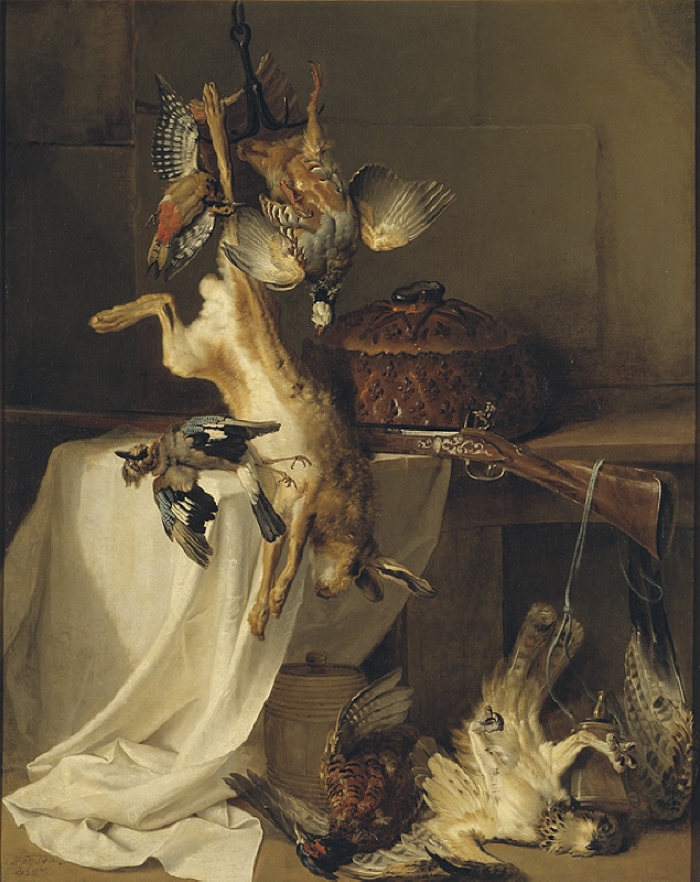 Still Life with a Rifle, Hare and Bird ("Fire")