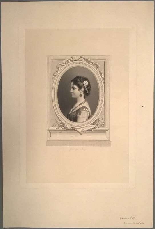 Adelina Patti (1843-1919), operasångerska (sopran), g.m. (3:e äktenskap) friherre Cedeström