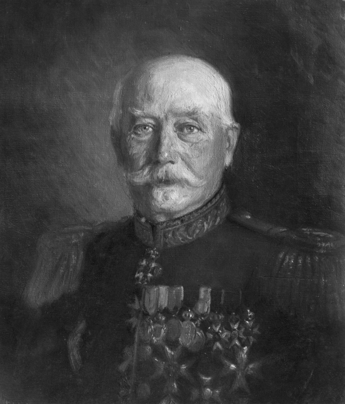 Henrik August Ankarcrona (1831-1917), överste, konstnär, ståthållare på Gripsholms slott 1837-1917, gift med Ebba Julia Charlotta Sofia Ankarcrona