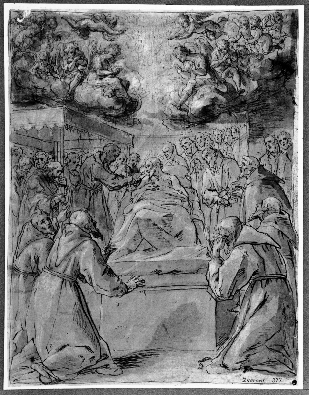 The death of St Francis