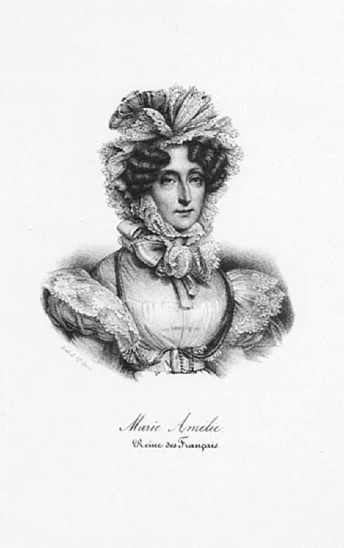 Porträtt av " Marie Amélie - Reine des Francais"