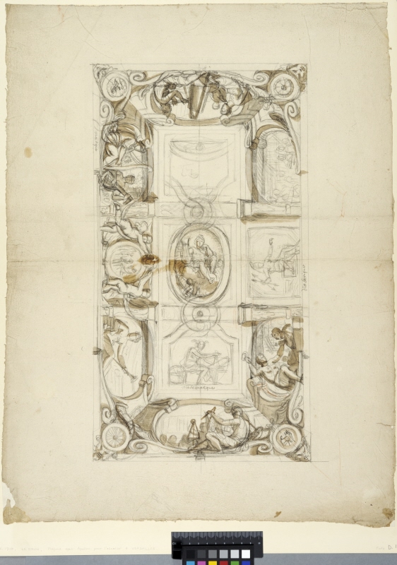 Project for a Ceiling in the House of Perrault, Paris
