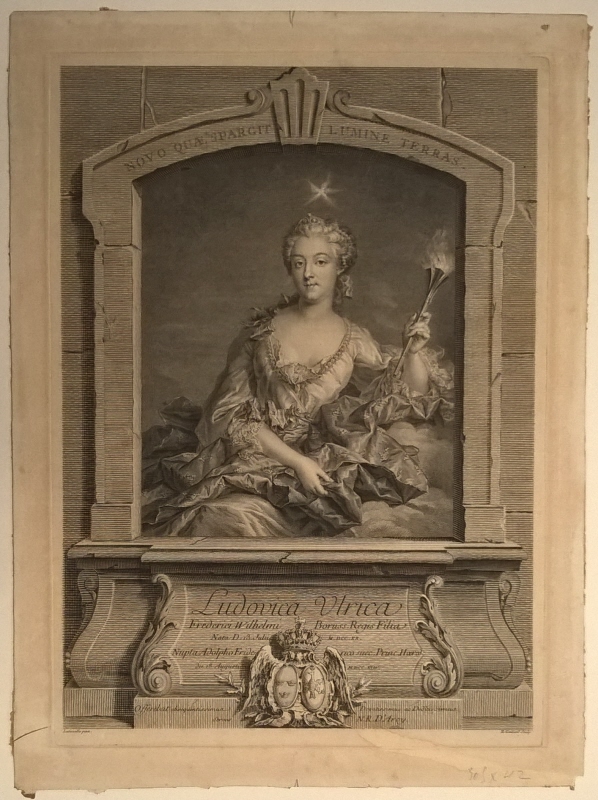Lovisa Ulrika (1720-1782), drottning av Sverige, g.m. Adolf Fredrik (1710-1771), som Aurora