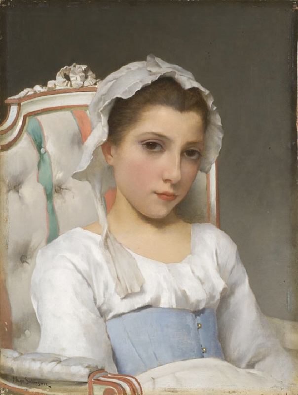 Porträtt av ung flicka