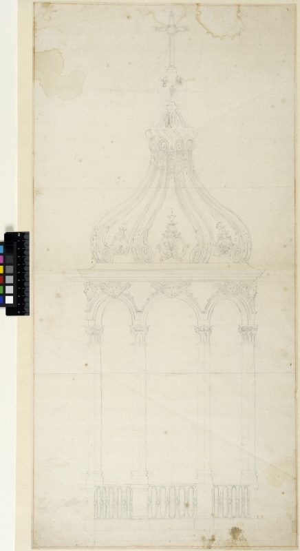 Draft for a Lantern for the Chapel of Versailles. Elevation