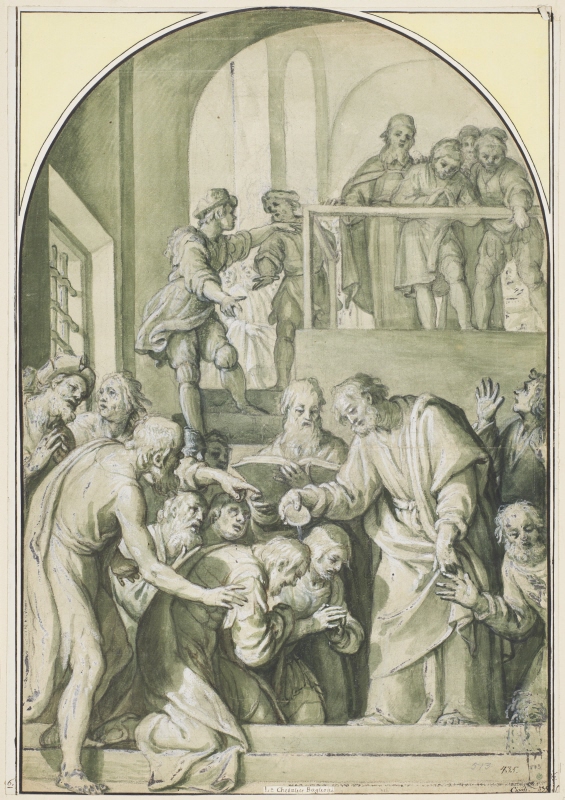St. Peter baptising