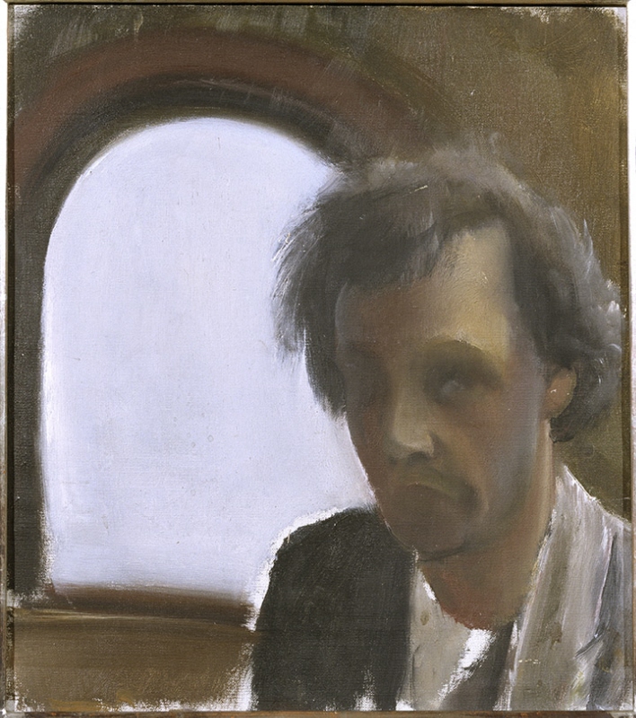 Martin Åberg, (1888-1946), Självporträtt, 1932 (?)