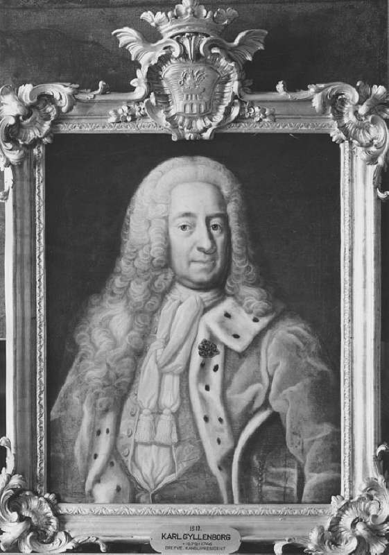 Gyllenborg, Carl (1679-1746), greve, riksråd, statsman, diplomat, gift med Sara Wright
