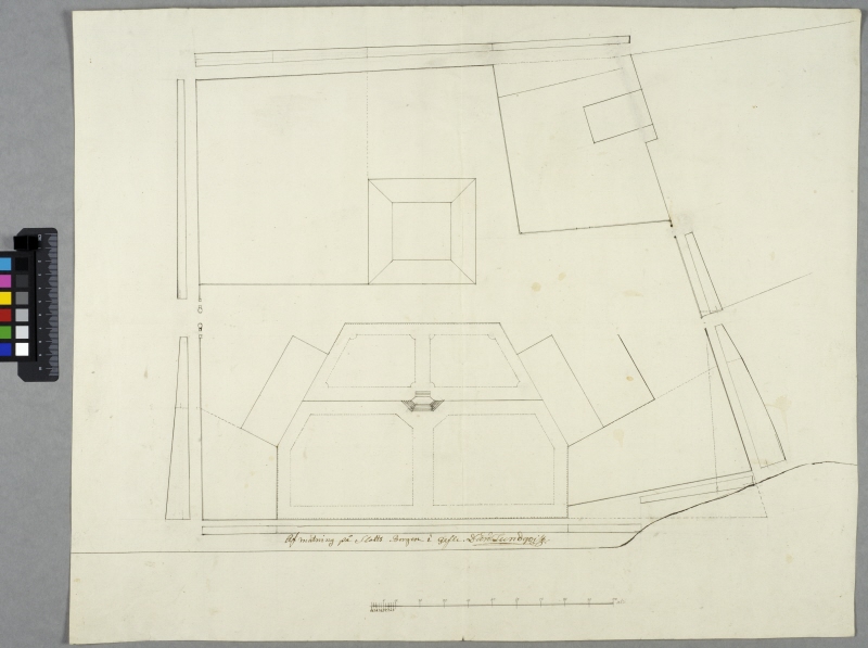 Measured Drawing of Gävle Country Estate. Plan