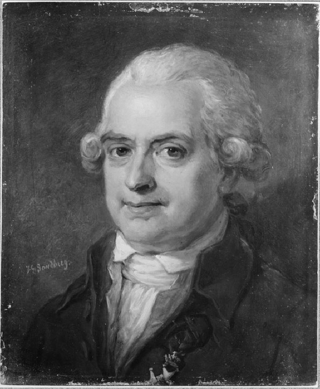 Gustaf Fredrik Gyllenborg (1731-1808), count, deputy assistant undersecretary, poet, member of the Swedish Academy, married to Anna Margareta Gottsman
