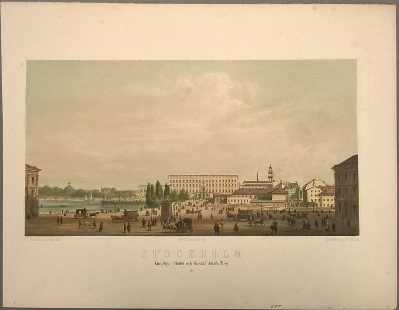 Kungliga slottet och Gustaf Adolfs torg, Stockholm