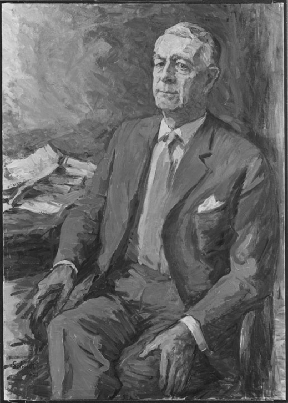 Bertil Ohlin (1899-1979), professor, economist, member of the cabinet, party leader, married to Evy Kruse