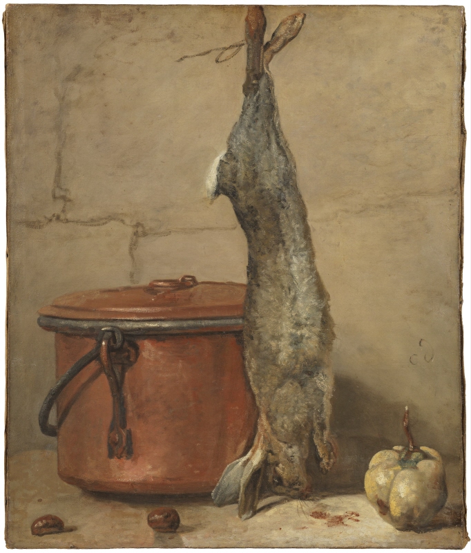 Rabbit and Copper Pot