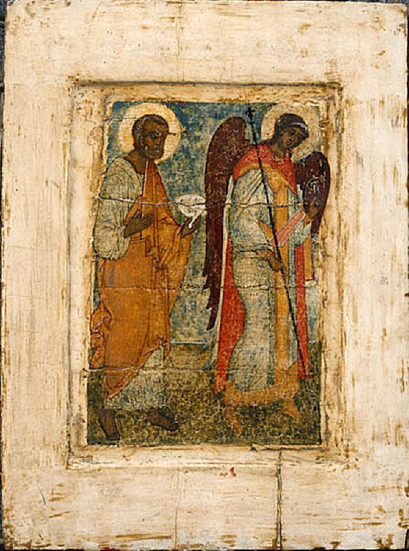 Aposteln Petrus och ärkeängeln Mikael