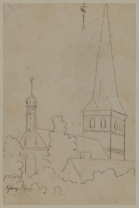 Kyrkan i Nyberg, Fyn, 1836