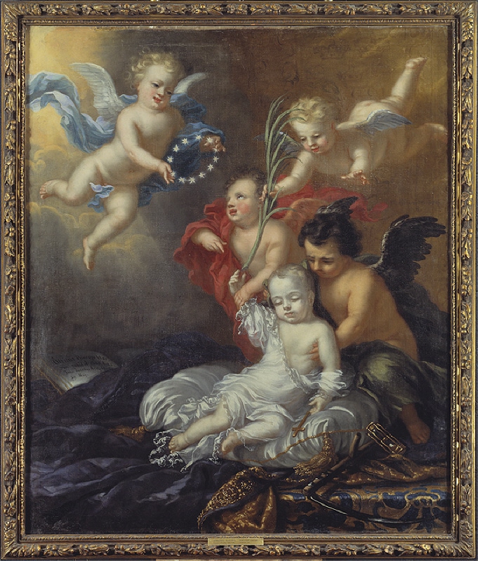 Ulrik (1684-1685), prins av Sverige, allegori över hans död