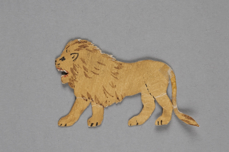 Lion [one of 36 figures]