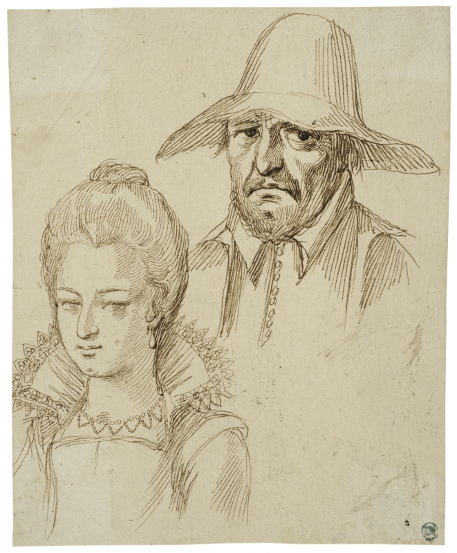 Portraits of a Man and a Woman