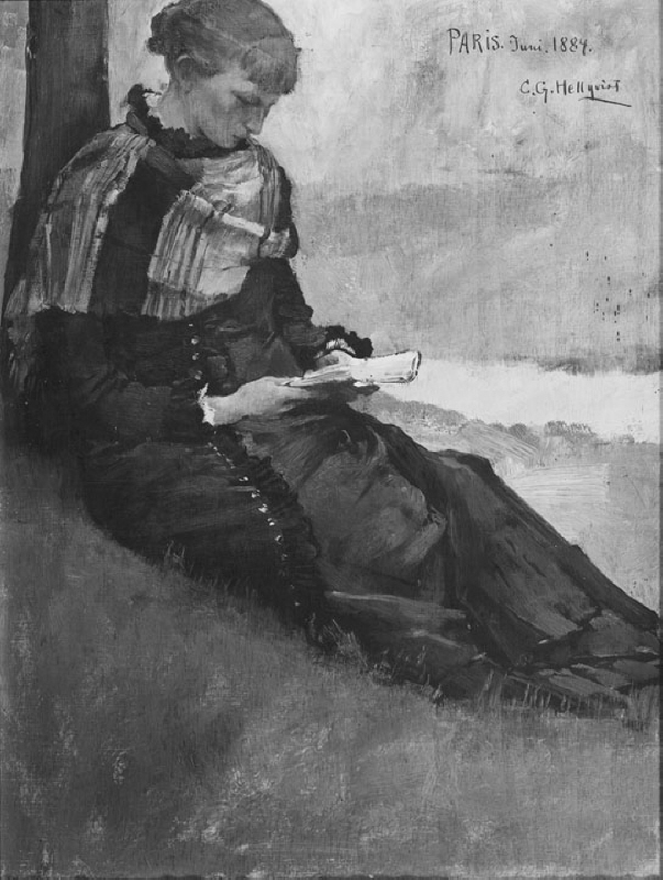 Julia Thiersch (1859-1933), married to artist Carl Gustaf Hellqvist