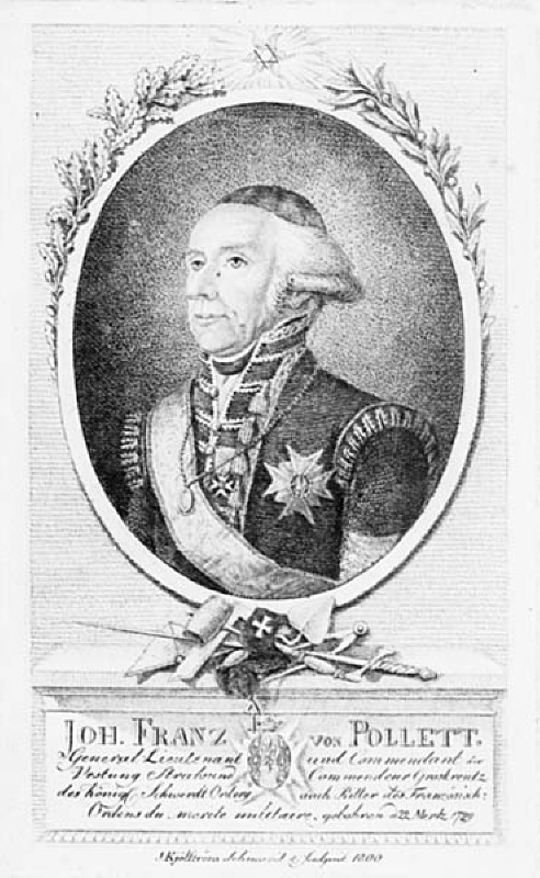 Porträtt av generallöjtnant Johan Frans Pollet