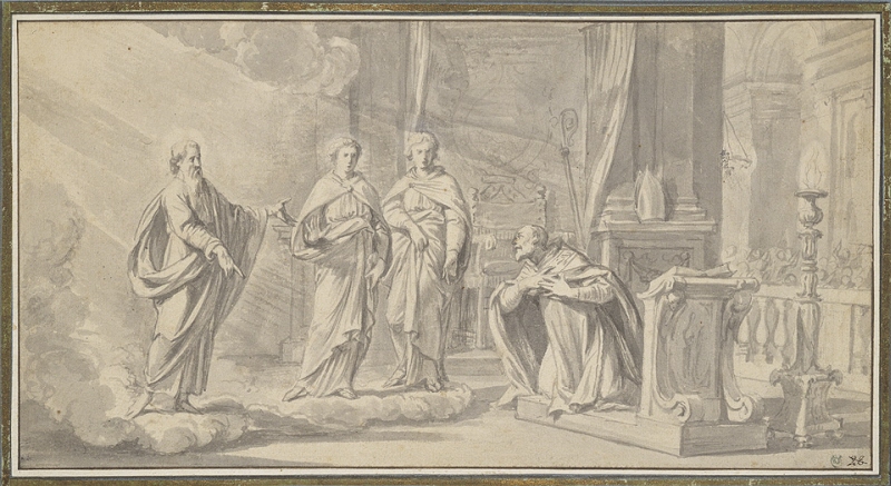 S:t Gervais och S:t Protais uppenbarar sig för Ambrosius av Milano