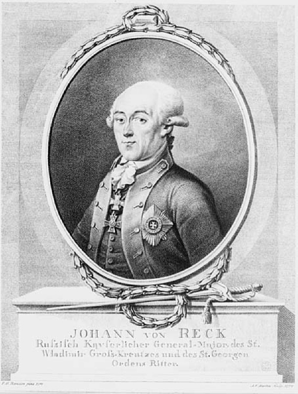 Johann von Reck, (1739-1828 eller 1830), generalmajor