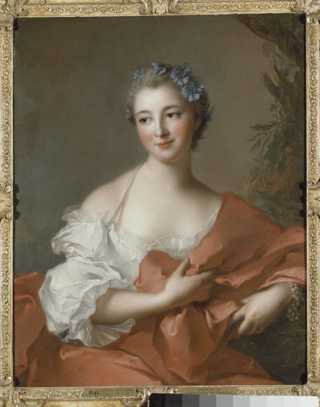 Élisabeth-Louise de Boullogne, markisinna de l’Hôpital (1721-1767), hovdam, g.m. ambassadören Paul-François de Galluccio de l’Hôpital, markis de Châteauneuf-sur-Cher