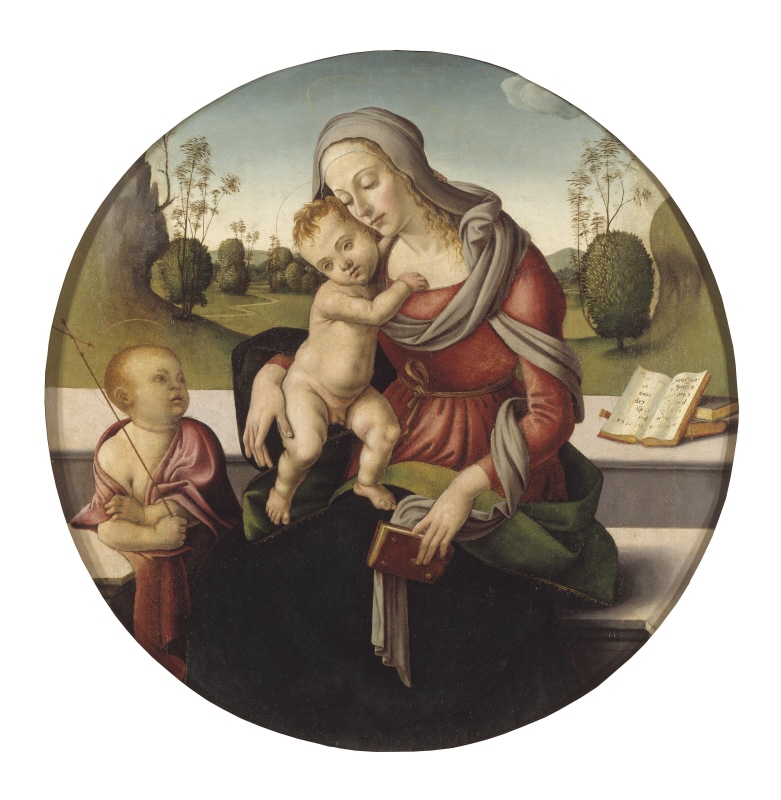 Madonnan med barnet och unge Johannes Döparen
