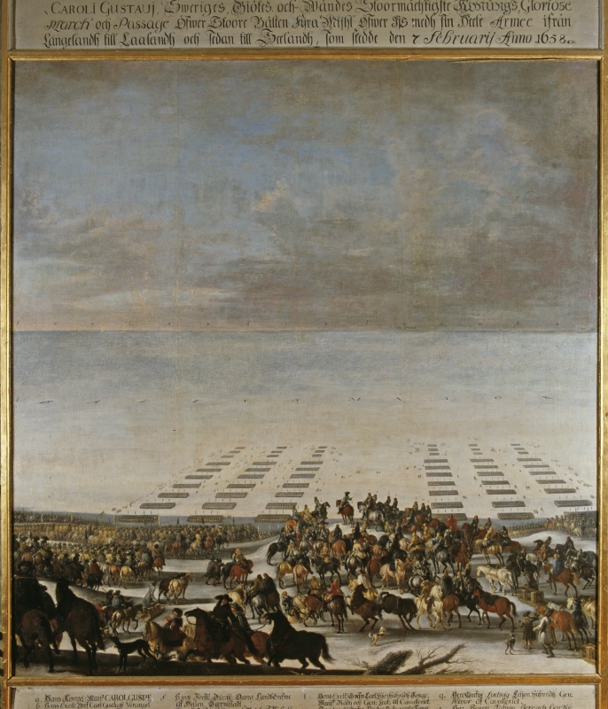 Tåget över Stora Bält 1658