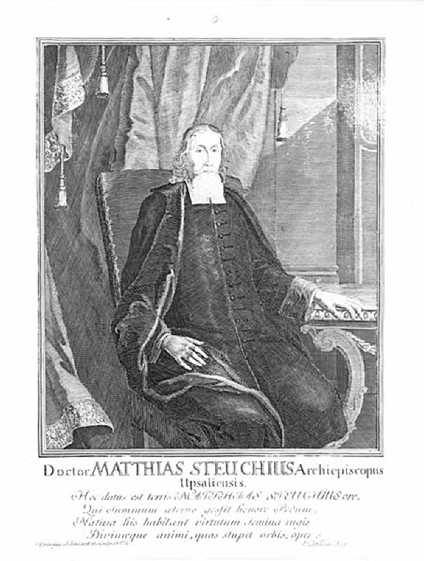 Porträtt av ärkebiskop Matthias Steuchius